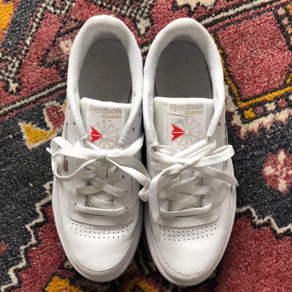 Reebok classic club white sneaker